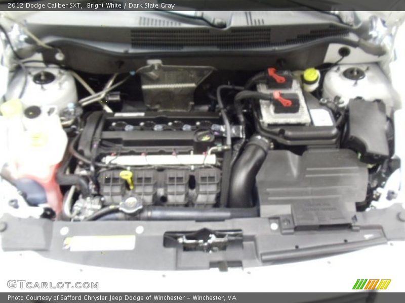 Bright White / Dark Slate Gray 2012 Dodge Caliber SXT