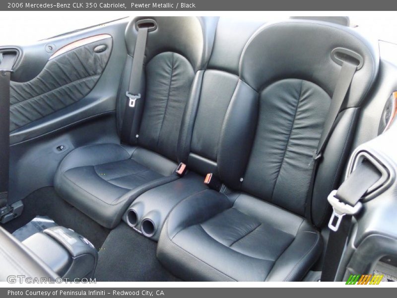 Pewter Metallic / Black 2006 Mercedes-Benz CLK 350 Cabriolet