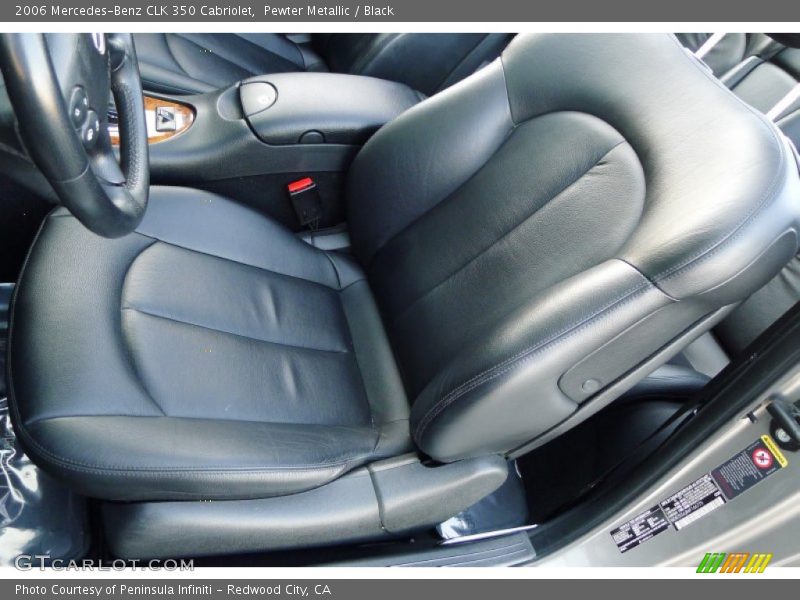 Pewter Metallic / Black 2006 Mercedes-Benz CLK 350 Cabriolet