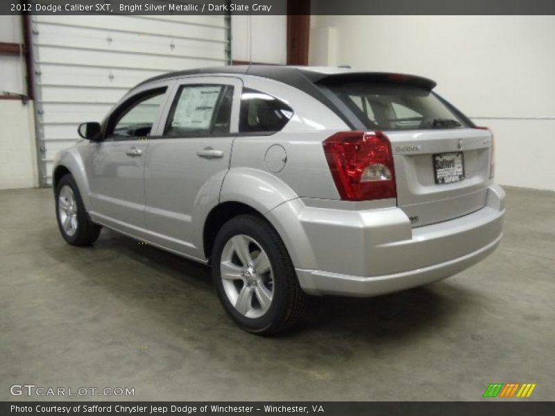 Bright Silver Metallic / Dark Slate Gray 2012 Dodge Caliber SXT