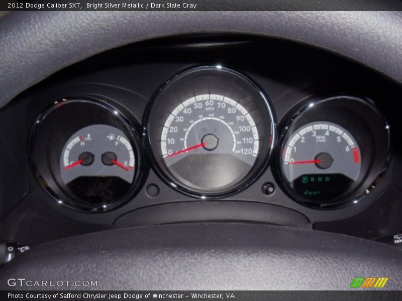 Bright Silver Metallic / Dark Slate Gray 2012 Dodge Caliber SXT
