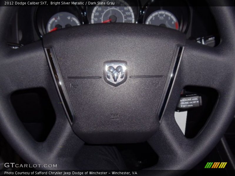 Bright Silver Metallic / Dark Slate Gray 2012 Dodge Caliber SXT