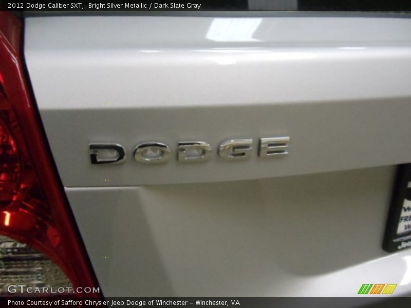 Bright Silver Metallic / Dark Slate Gray 2012 Dodge Caliber SXT