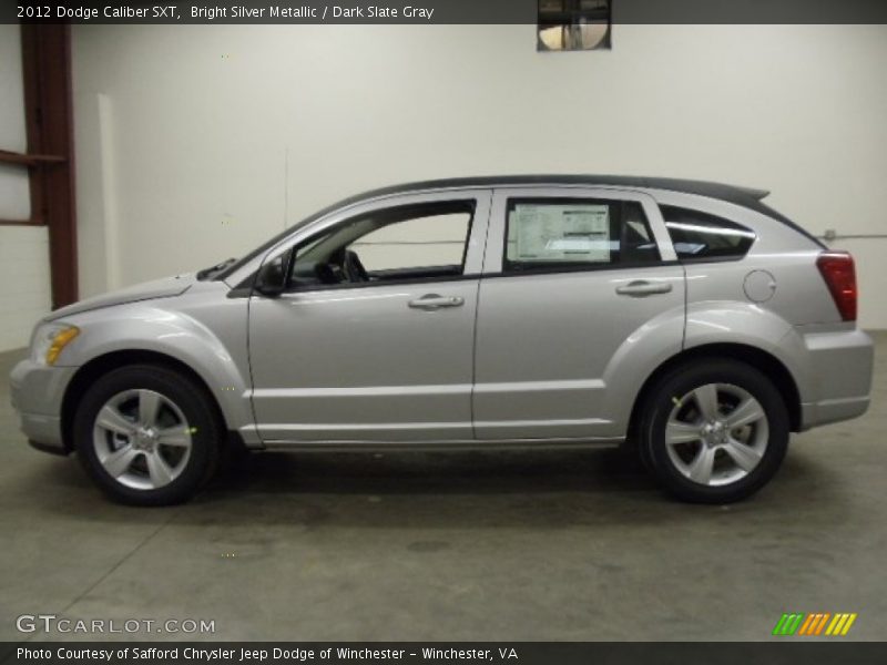 Bright Silver Metallic / Dark Slate Gray 2012 Dodge Caliber SXT