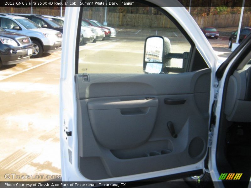 Summit White / Dark Titanium 2012 GMC Sierra 2500HD Regular Cab