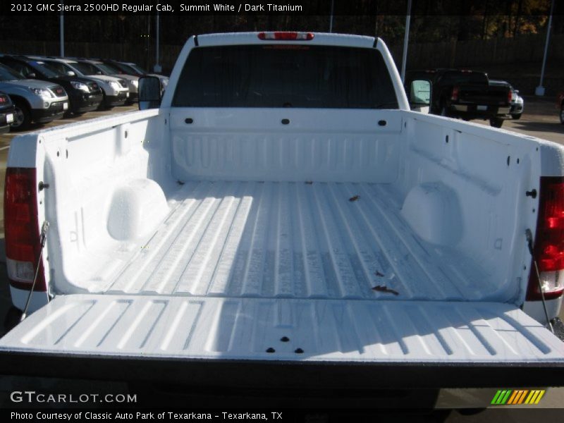 Summit White / Dark Titanium 2012 GMC Sierra 2500HD Regular Cab