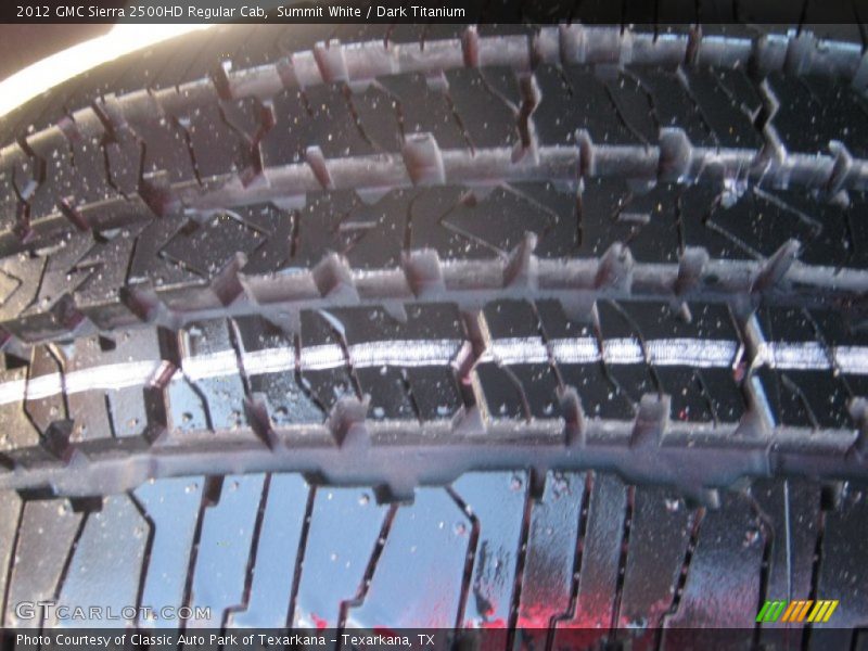 Summit White / Dark Titanium 2012 GMC Sierra 2500HD Regular Cab