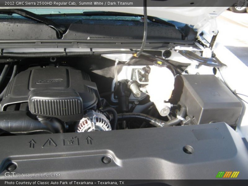 Summit White / Dark Titanium 2012 GMC Sierra 2500HD Regular Cab