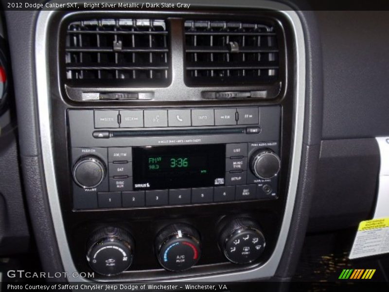 Bright Silver Metallic / Dark Slate Gray 2012 Dodge Caliber SXT