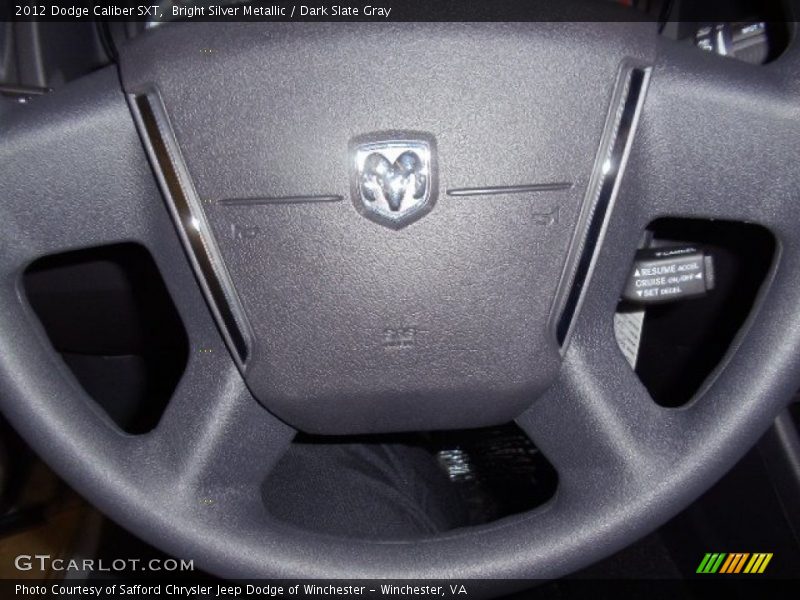 Bright Silver Metallic / Dark Slate Gray 2012 Dodge Caliber SXT