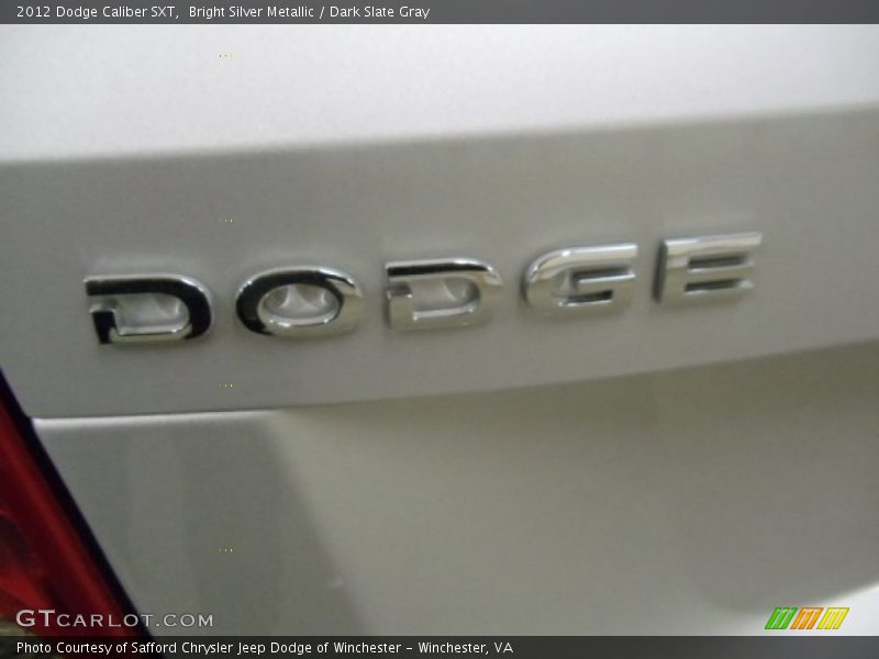 Bright Silver Metallic / Dark Slate Gray 2012 Dodge Caliber SXT