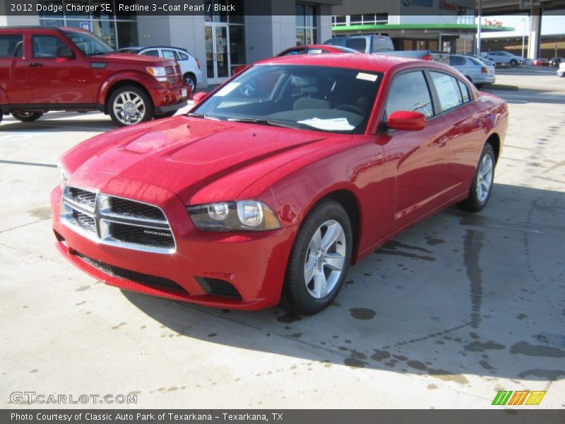 Redline 3-Coat Pearl / Black 2012 Dodge Charger SE