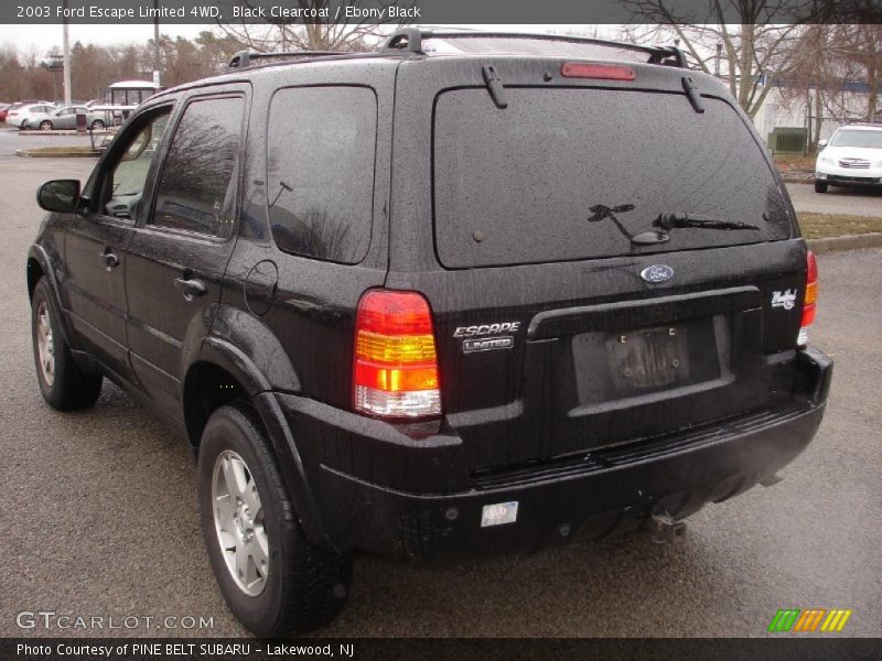 Black Clearcoat / Ebony Black 2003 Ford Escape Limited 4WD