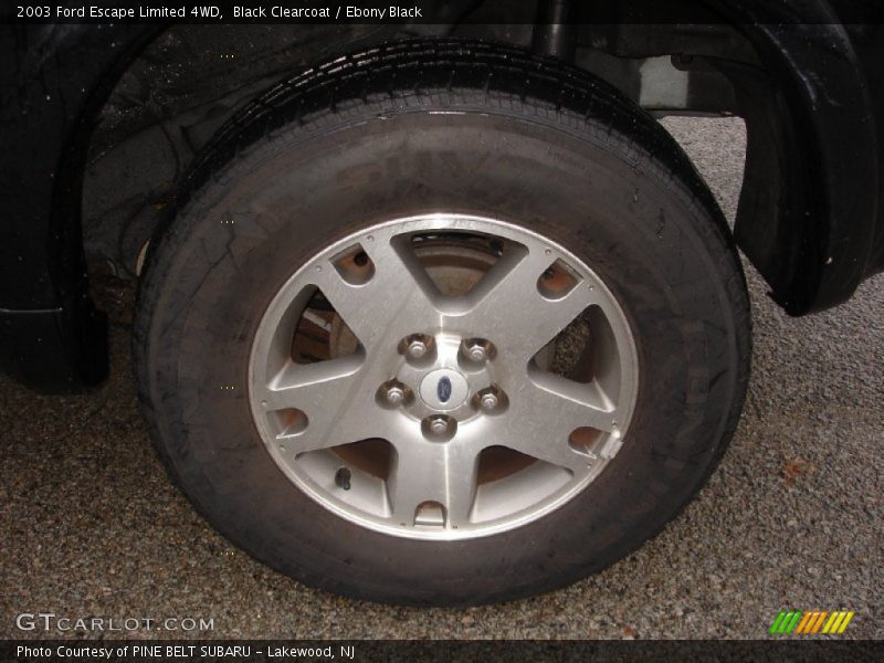 Black Clearcoat / Ebony Black 2003 Ford Escape Limited 4WD