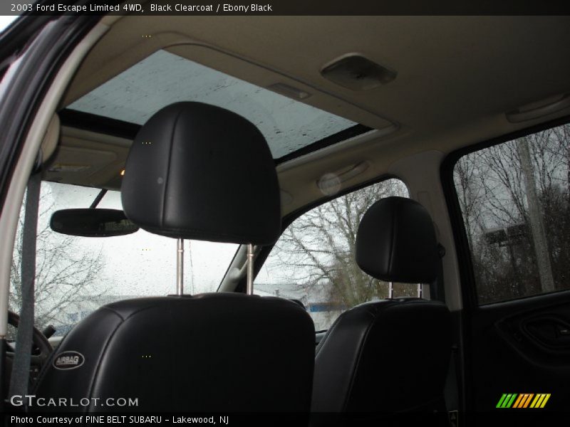 Black Clearcoat / Ebony Black 2003 Ford Escape Limited 4WD