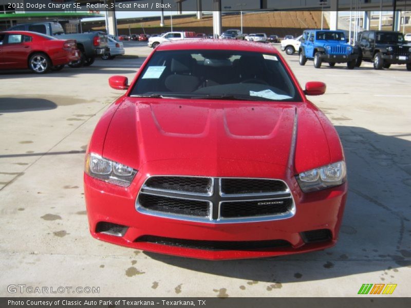 Redline 3-Coat Pearl / Black 2012 Dodge Charger SE