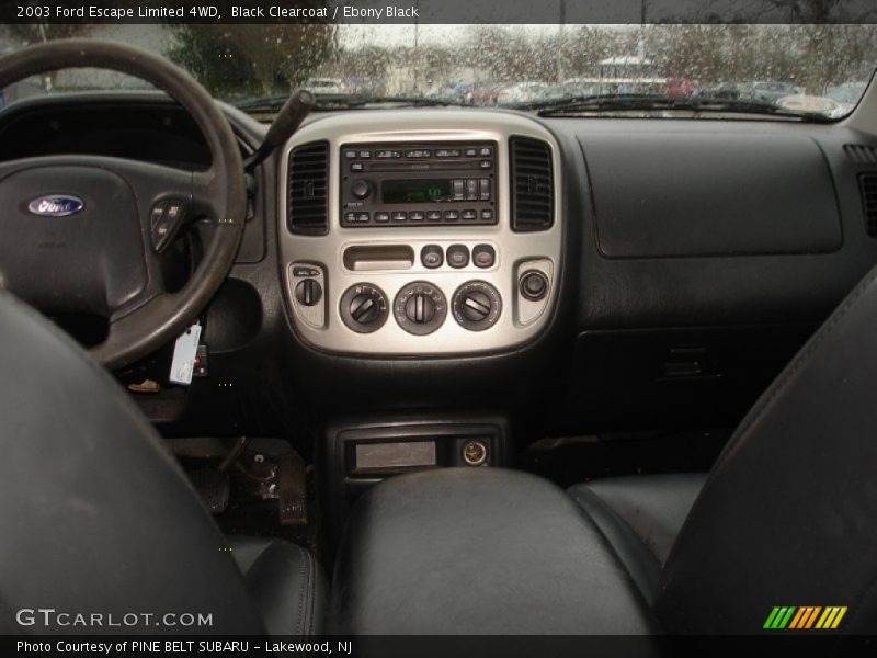Black Clearcoat / Ebony Black 2003 Ford Escape Limited 4WD