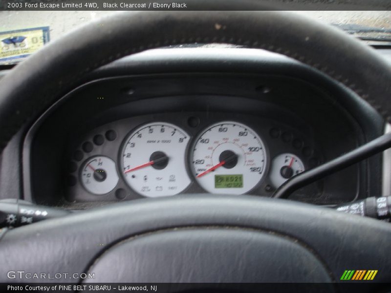 Black Clearcoat / Ebony Black 2003 Ford Escape Limited 4WD