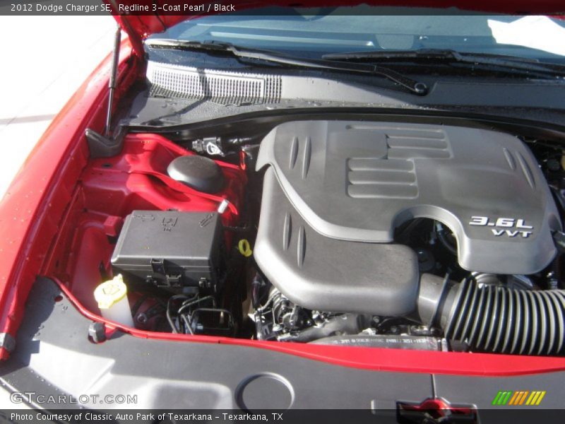 Redline 3-Coat Pearl / Black 2012 Dodge Charger SE