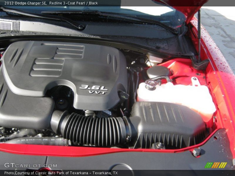 Redline 3-Coat Pearl / Black 2012 Dodge Charger SE