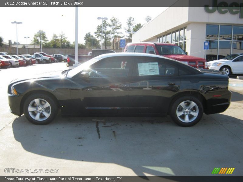 Pitch Black / Black 2012 Dodge Charger SE