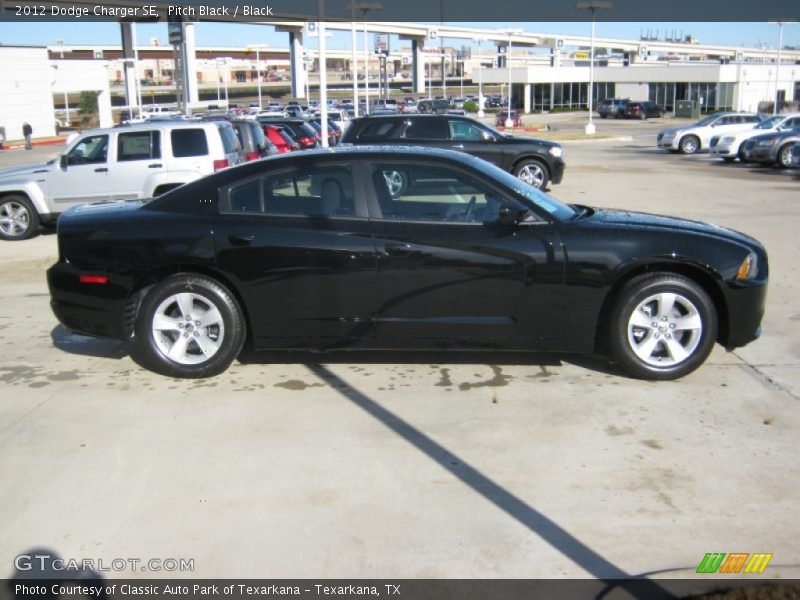 Pitch Black / Black 2012 Dodge Charger SE