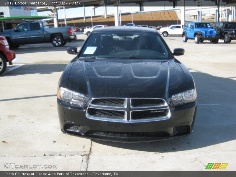 Pitch Black / Black 2012 Dodge Charger SE