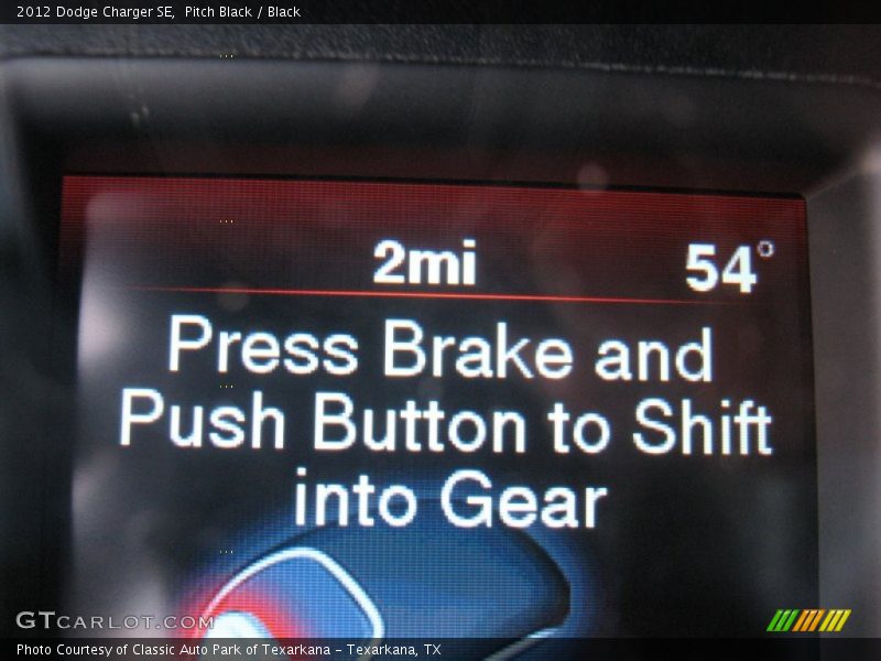 Pitch Black / Black 2012 Dodge Charger SE