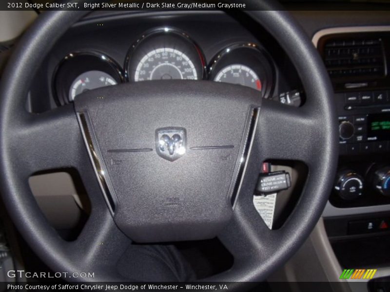 Bright Silver Metallic / Dark Slate Gray/Medium Graystone 2012 Dodge Caliber SXT