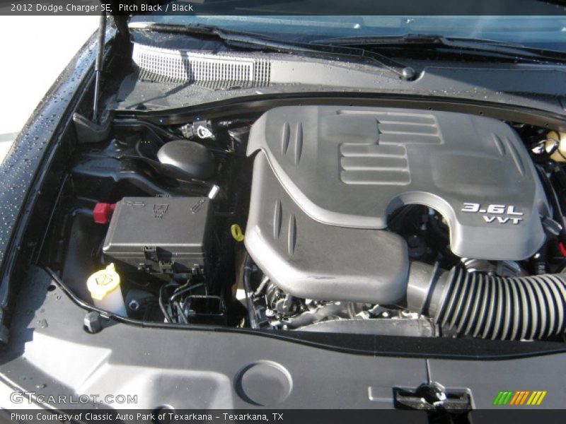 Pitch Black / Black 2012 Dodge Charger SE