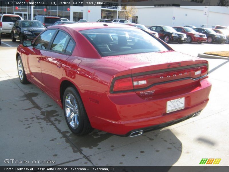 Redline 3-Coat Pearl / Black 2012 Dodge Charger SXT Plus