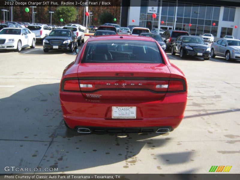 Redline 3-Coat Pearl / Black 2012 Dodge Charger SXT Plus