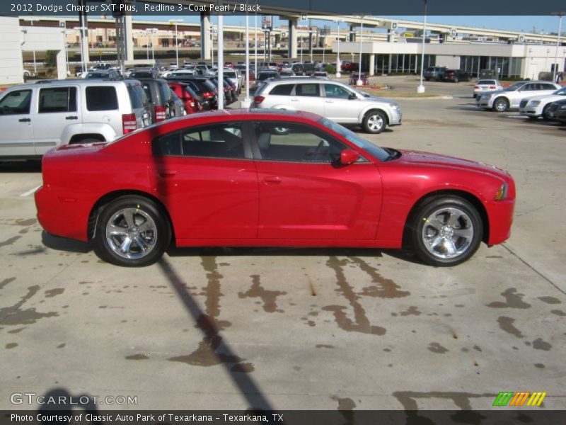 Redline 3-Coat Pearl / Black 2012 Dodge Charger SXT Plus