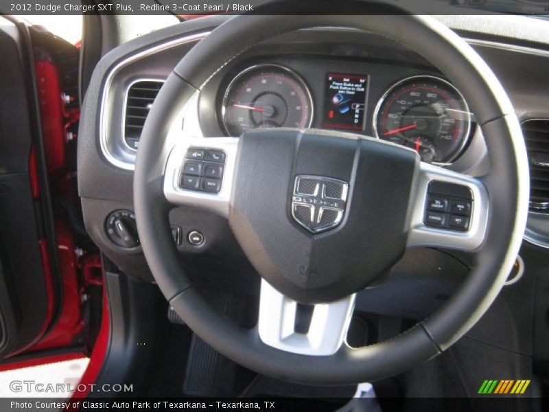 Redline 3-Coat Pearl / Black 2012 Dodge Charger SXT Plus