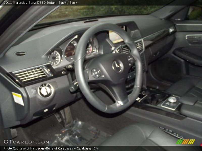  2011 E 550 Sedan Black Interior