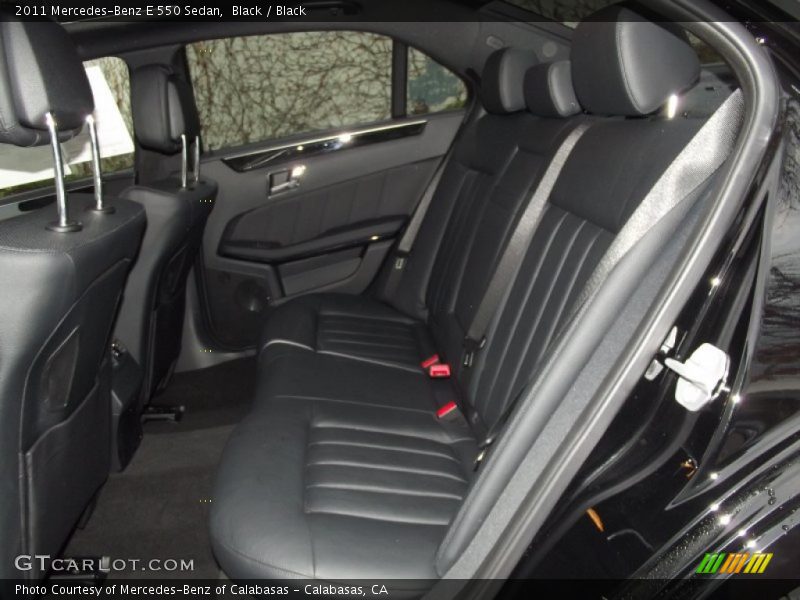 Black / Black 2011 Mercedes-Benz E 550 Sedan