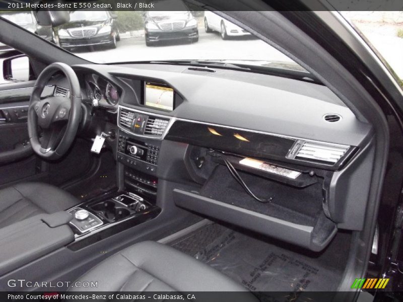 Black / Black 2011 Mercedes-Benz E 550 Sedan