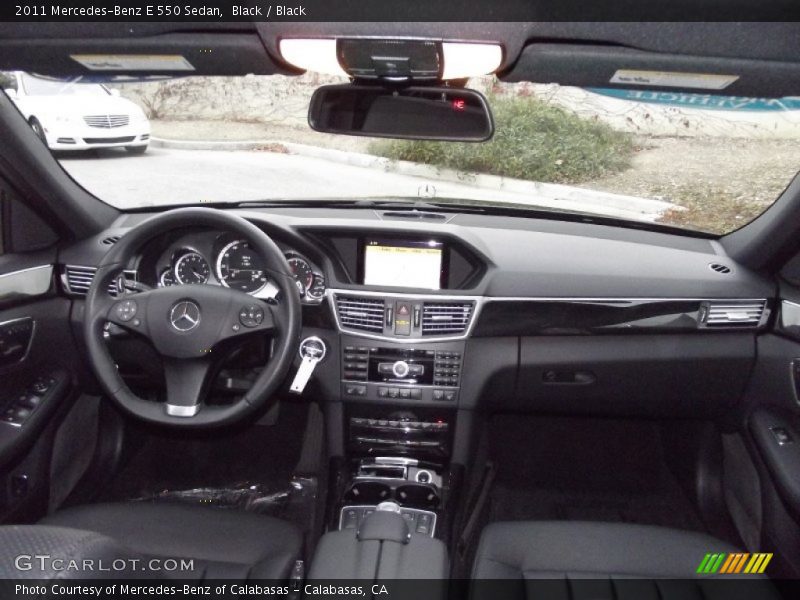 Dashboard of 2011 E 550 Sedan