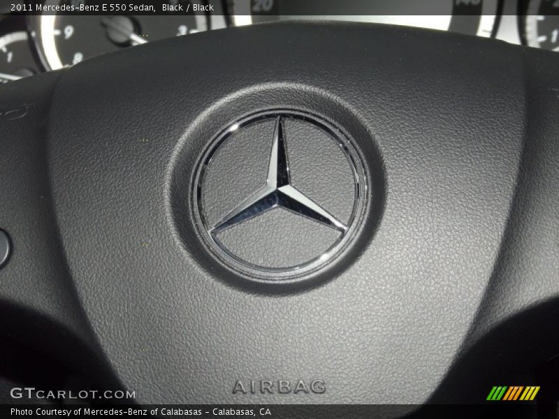 Black / Black 2011 Mercedes-Benz E 550 Sedan