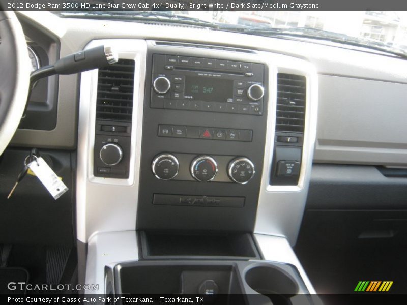 Bright White / Dark Slate/Medium Graystone 2012 Dodge Ram 3500 HD Lone Star Crew Cab 4x4 Dually