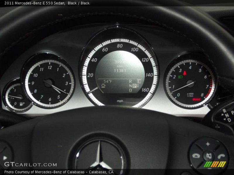  2011 E 550 Sedan 550 Sedan Gauges