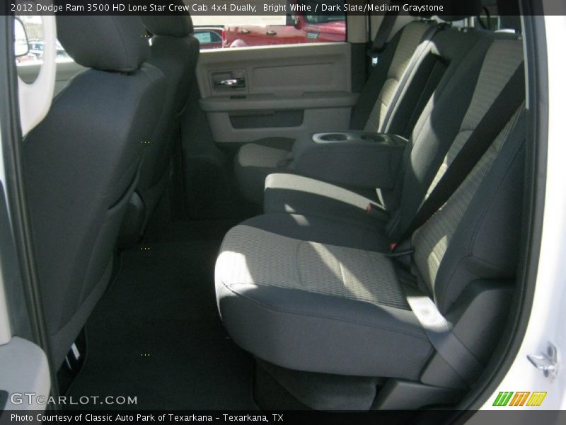 Bright White / Dark Slate/Medium Graystone 2012 Dodge Ram 3500 HD Lone Star Crew Cab 4x4 Dually