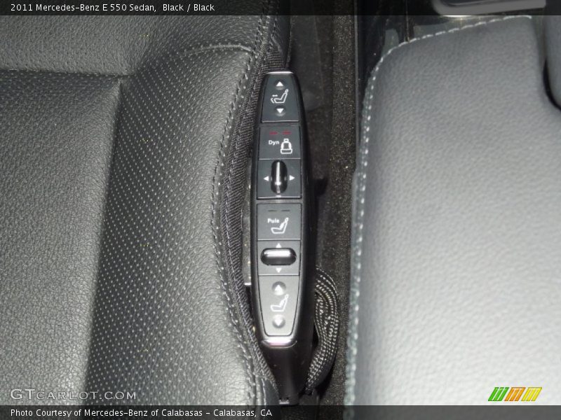 Controls of 2011 E 550 Sedan