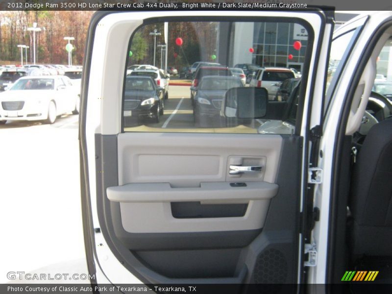 Bright White / Dark Slate/Medium Graystone 2012 Dodge Ram 3500 HD Lone Star Crew Cab 4x4 Dually