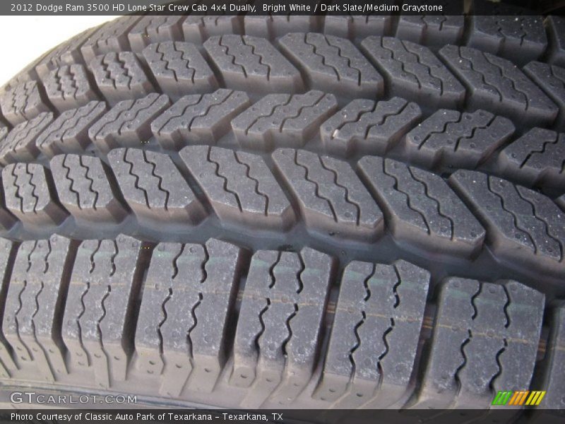 Bright White / Dark Slate/Medium Graystone 2012 Dodge Ram 3500 HD Lone Star Crew Cab 4x4 Dually