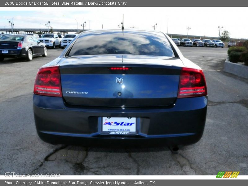 Steel Blue Metallic / Dark/Light Slate Gray 2008 Dodge Charger SE