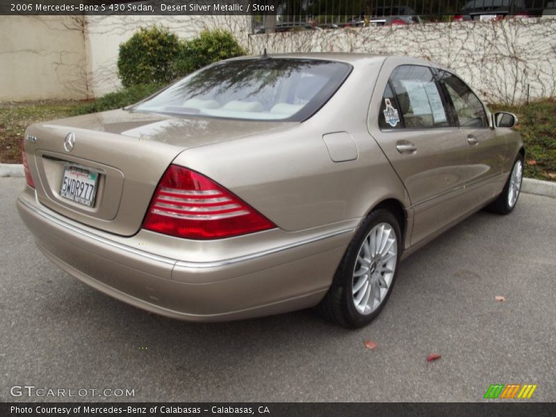Desert Silver Metallic / Stone 2006 Mercedes-Benz S 430 Sedan