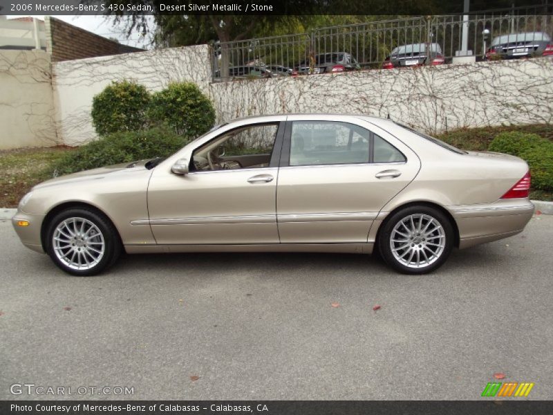 Desert Silver Metallic / Stone 2006 Mercedes-Benz S 430 Sedan