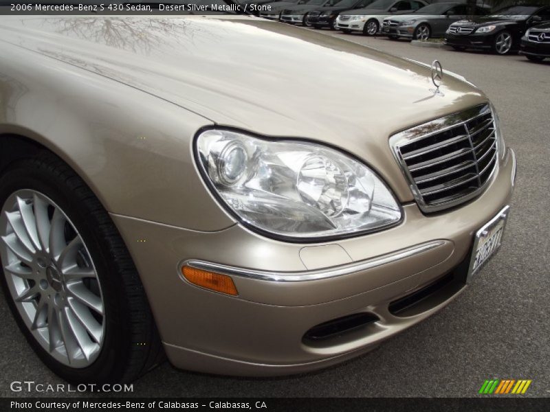 Desert Silver Metallic / Stone 2006 Mercedes-Benz S 430 Sedan
