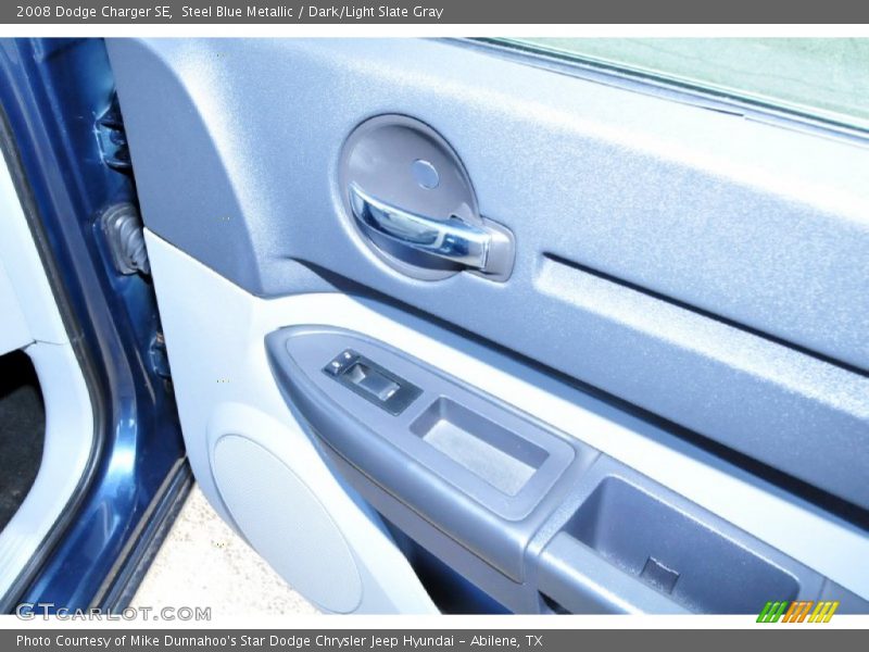 Steel Blue Metallic / Dark/Light Slate Gray 2008 Dodge Charger SE